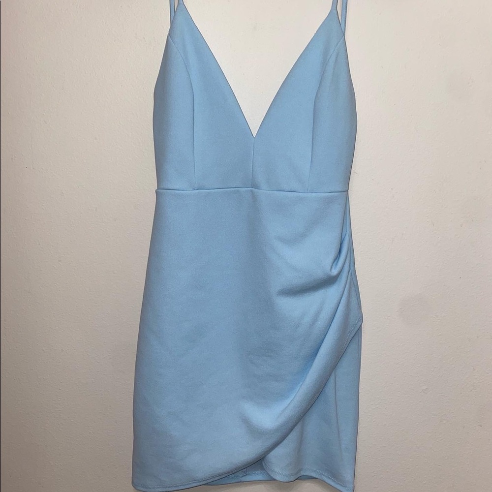 Blue body dress